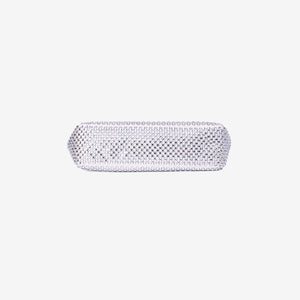 Prada Crystal Shoulder Bag in White Crystal Embellished Canvas (Contact to Enquire)