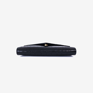 Chanel SS26 Clutch with Chain with Black Crocodile-Embossed Calfskin Leather with Gold Hardware (Contact to Enquire)