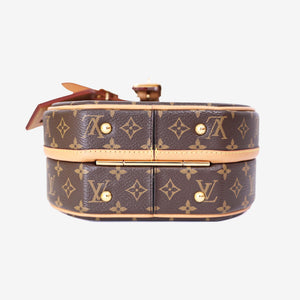 Louis Vuitton Petite Boîte Chapeau in Brown Monogram Canvas with Gold Hardware (Contact to Enquire)