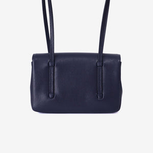 Chanel 26P Preppy Flap Small Bag in Navy Calfskin Leather with Gold Hardware (Contact to Enquire)