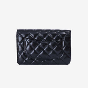 Chanel Wallet on Chain in Black Lambskin Leather with Gold Hardware (Contact to Enquire)