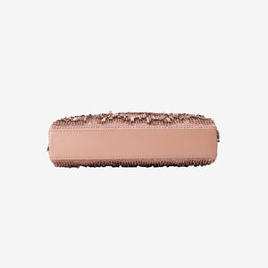 Christian Dior Lady D-Joy Bag in Pink Metallic Sequins with Gold Hardware