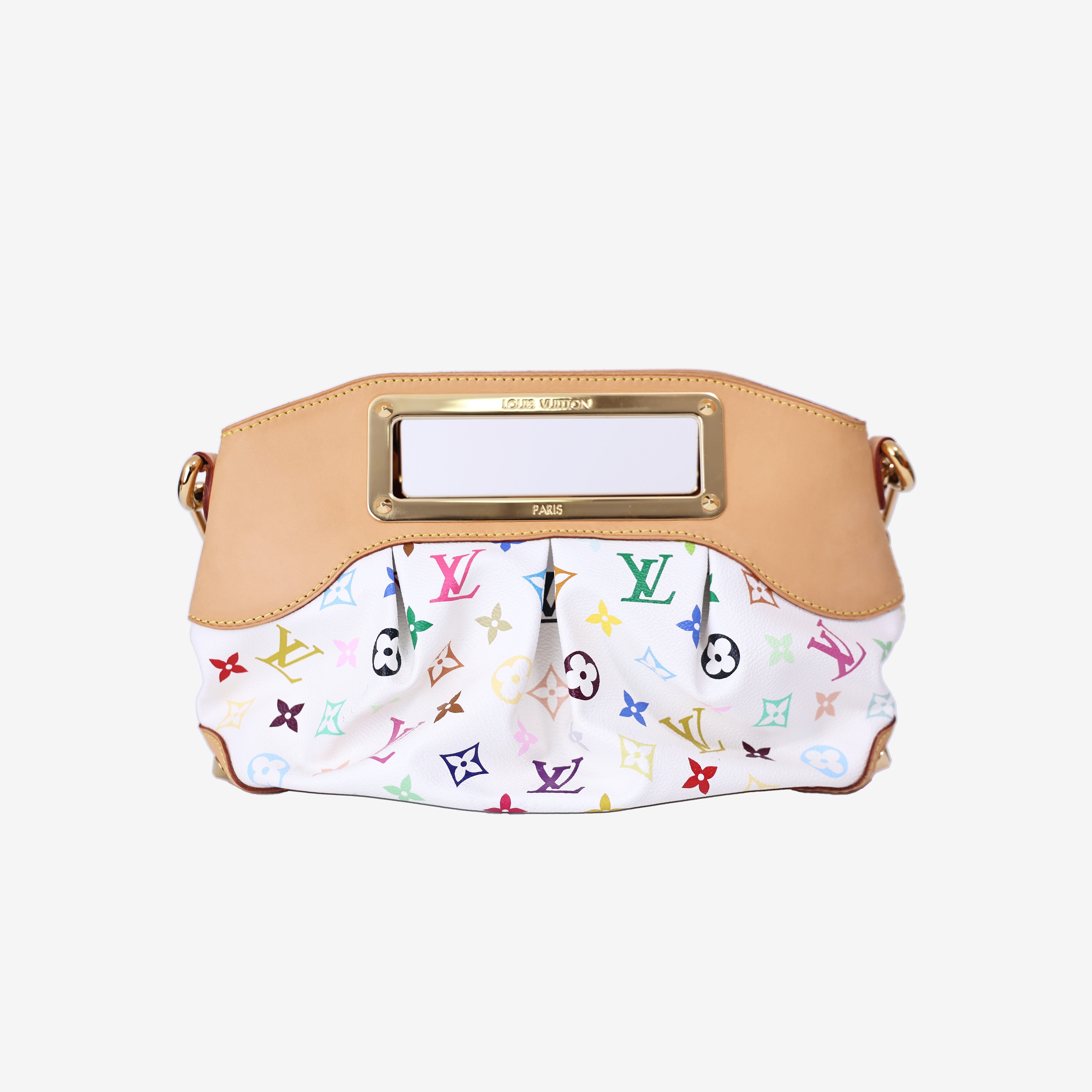 Louis Vuitton Judy Bag in White Monogram Canvas with Gold Hardware (Contact to Enquiry)