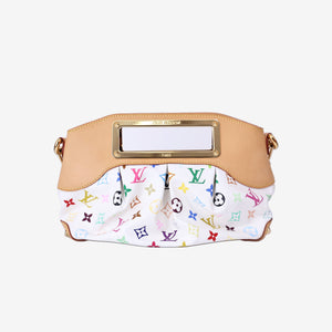 Louis Vuitton Judy Bag in White Monogram Canvas with Gold Hardware (Contact to Enquiry)