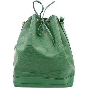 Borneo Green Epi Leather Noe Shoulder Bag