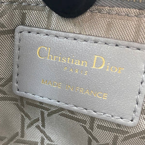 Mini Lady Dior Bag with Chain in Grey Pearly Lambskin