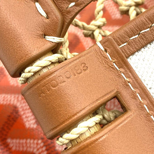 Goyardine Net Aligre Tote Orange