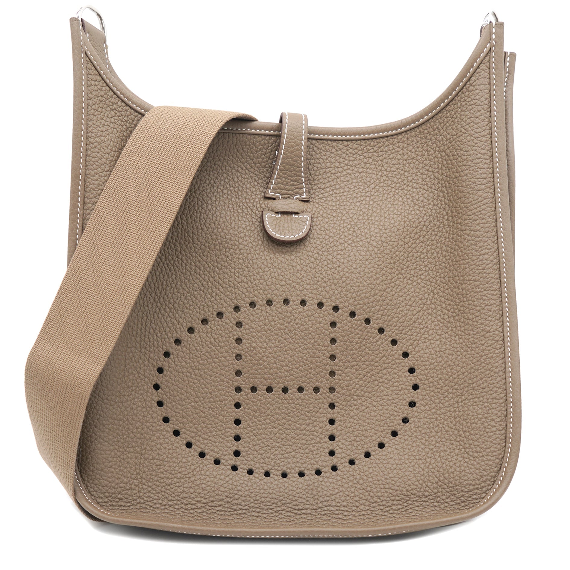 Etoupe Togo Leather Evelyne 29 Bag