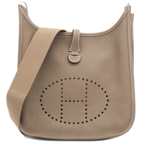 Etoupe Togo Leather Evelyne 29 Bag