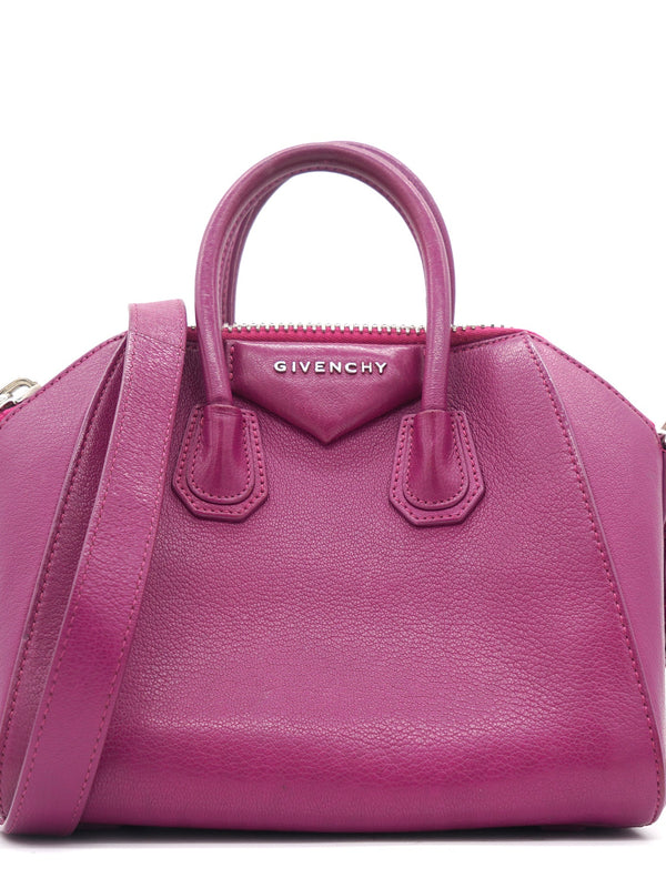Sugar Goatskin Mini Antigona Orchid Purple