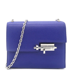 Chevre Mini Verrou Chaine Bag Blue