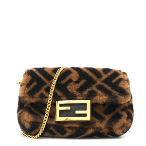 Baguette Fur Mini Bag