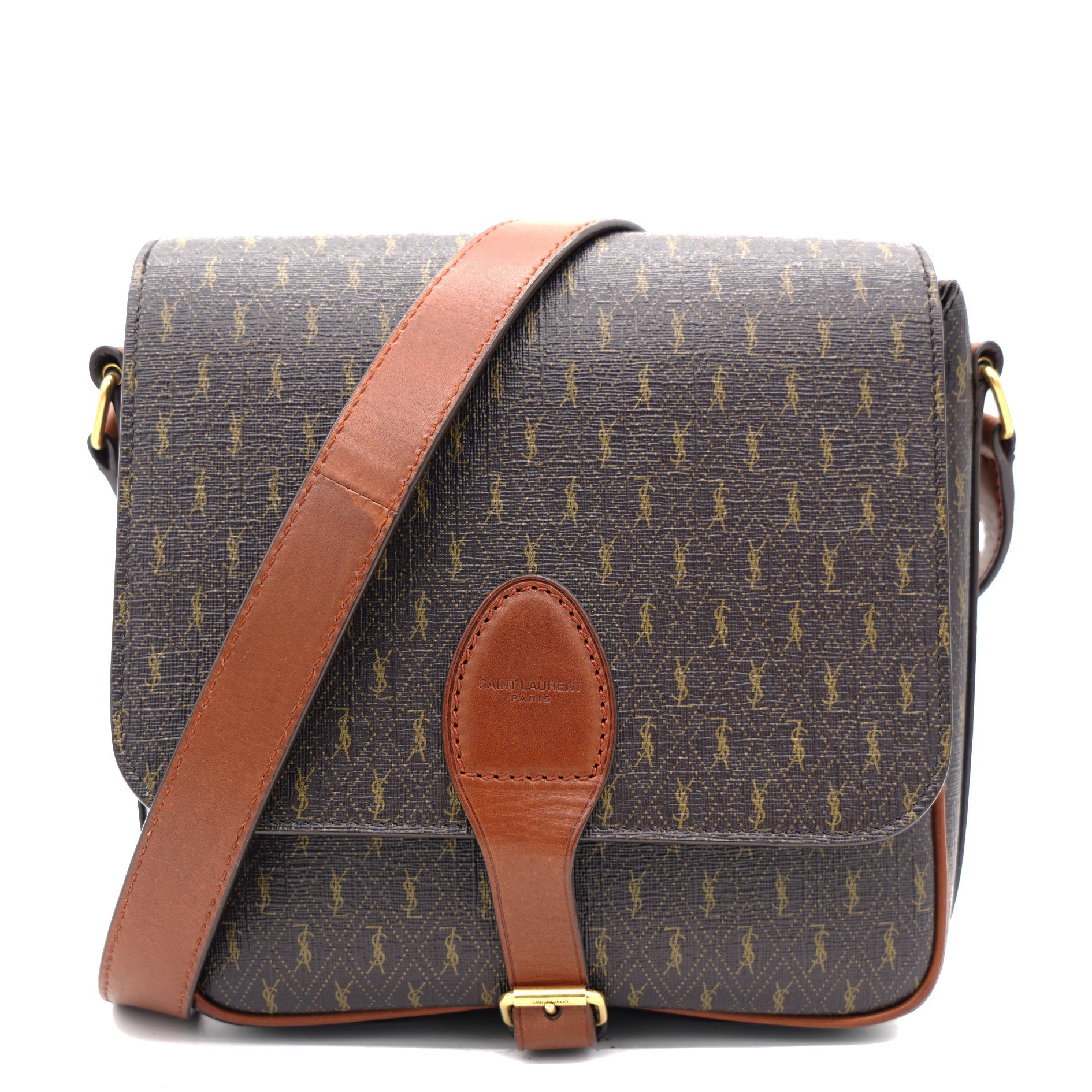 Monogram-print Messenger Bag
