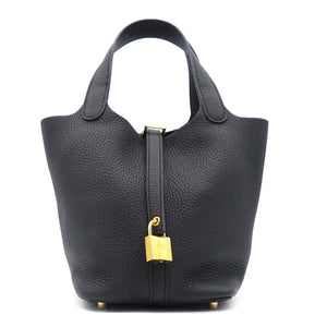 Taurillon Clemence Picotin Lock 18 Noir