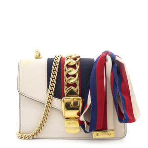 Sylvie Leather Mini Chain Bag