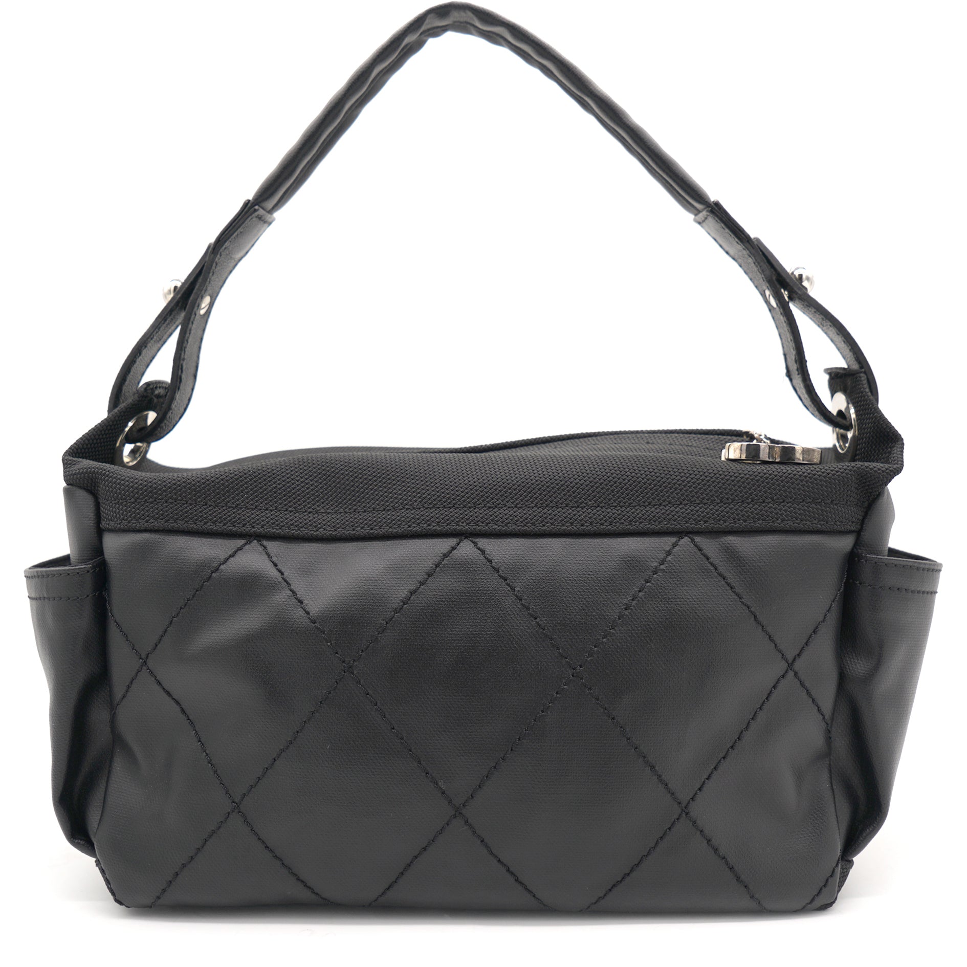 Black Canvas Paris-Biarritz Shoulder Bag