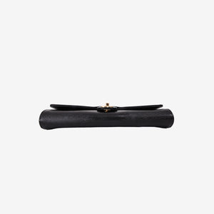 Chanel 26A Matthieu Blazy Clutch with Top Handle in Black Lizard-Embossed Calfskin with Gold Hardware (Contact to Enquire)