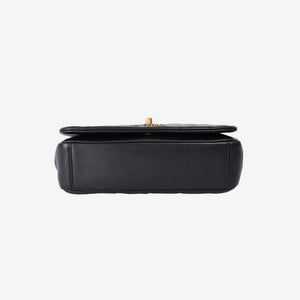Chanel On and On Chain Flap Bag in Black Quilted Lambskin with Gold Hardware (Contact to Enquire)