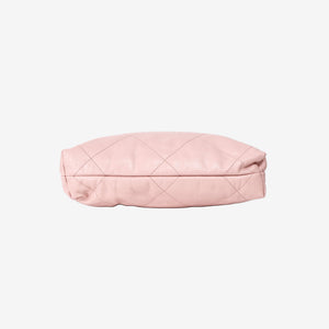 Chanel 22 Backpack in Pink Calfskin Leather with Gold Hardware