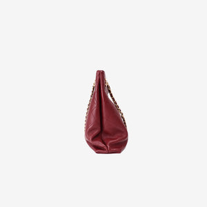 Chanel SS 2026 Large Shopping Bag in Burgundy Lambskin Leather with Gold Hardware (Contact to Enquire)