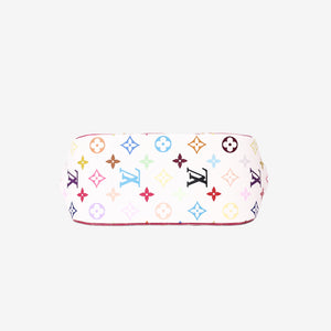 Louis Vuitton Marilyn Handbag in Monogram Canvas and Multicolour Crocodile Leather with Gold Hardware