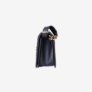 Chanel Boy Bag in Black Pony Hair Leather with Gold Hardware