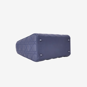 Christian Dior Lady Dior Medium in Navy Ultra Matte Calfskin Leather with Matte Hardware (Contact to Enquire)