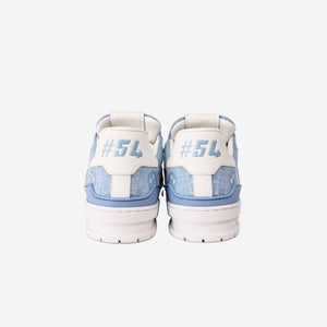 Louis Vuitton Blue Canvas Sneakers (Size 38.5) (Contact to Enquire)