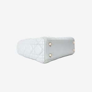 Lady Dior Bag in Light Green Lambskin Leather with Gold Hardware (Contact to Enquire)