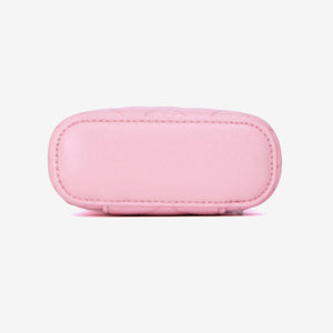 Chanel Vertical Vanity Case in Pink Caviar Leather with Gold Hardware (Contact to Enquire)