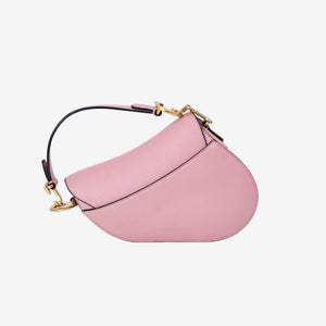 Dior Saddle Mini in Pink Calfskin Leather with Gold Hardware (Contact to Enquire)