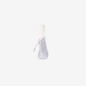 Prada Crystal Shoulder Bag in White Crystal Embellished Canvas (Contact to Enquire)
