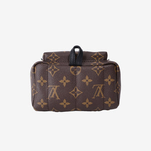 Louis Vuitton Palm Springs Mini Backpack in Brown Monogram Canvas with Gold Hardware