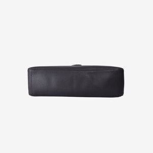 Chanel 2026 Matthieu Blazy Maxi Oversized Flap Bag 38.5 (Airport Bag) in Black Grained Calfskin with Gold Hardware