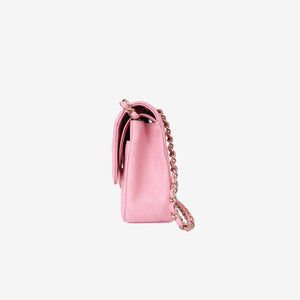 Chanel Classic Double Flap Medium in Barbie Pink Caviar Leather with Gold Hardware (Contact to Enquire)