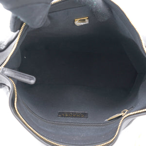 Lambskin Quilted Small Hobo Black