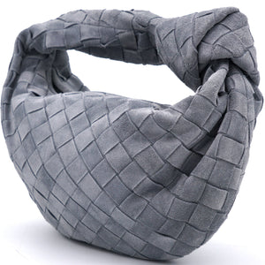 Suede Intrecciato Mini BV Jodie Grey