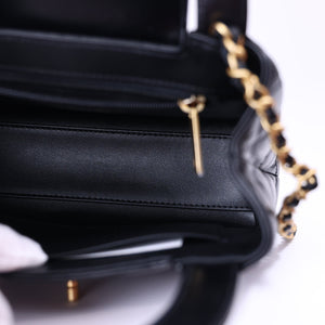 Chanel Kelly Nano Bag in Black Calfskin Leather with Gold Hardware (Contact to Enquire)