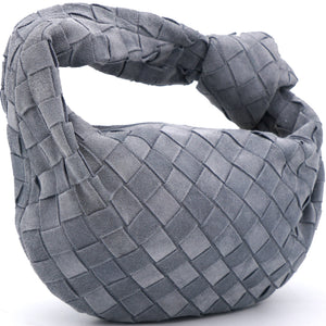 Suede Intrecciato Mini BV Jodie Grey