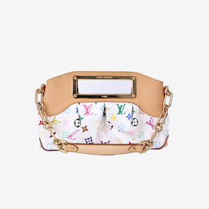 Louis Vuitton Judy Bag in White Monogram Canvas with Gold Hardware (Contact to Enquiry)