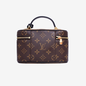 Louis Vuitton Vanity Chaine Pouch Bag in Brown Monogram Reverse Canvas with Gold Hardware (Contact to Enquiry)