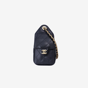 Chanel 25 Mini Hobo Bag in Black Calfskin Leather with Gold Hardware (Contact to Enquire)