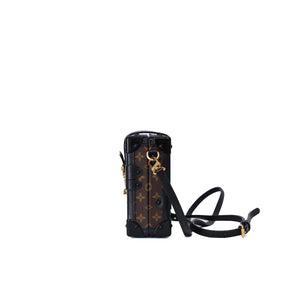 Louis Vuitton Petite Malle Bag in Monogram Canvas Leather with Gold Hardware (Contact to Enquire)