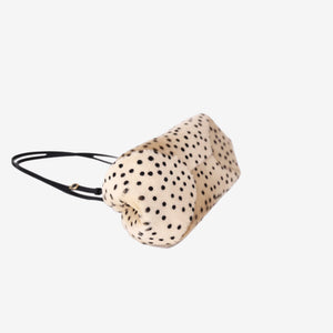 Chanel 26A Matthieu Blazy Clutch with Leather Strap in Beige Pony Hair with Gold Hardware (Contact to Enquire)