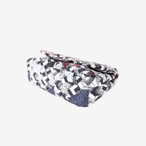 Chanel 2016 Airlines Tweed Strass XXL Flap Bag in Multicoloured Tweed with Silver Hardware