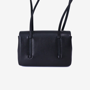 Chanel 26P Matthieu Blazy Preppy Flap Mini in Black Calfskin Leather with Gold Hardware