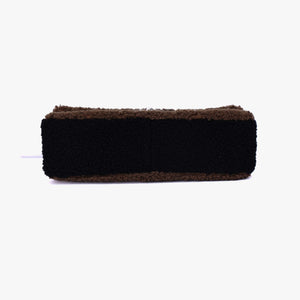 Chanel Classic Medium Double Flap Bag in Tri-Color Shearling with Silver Hardware