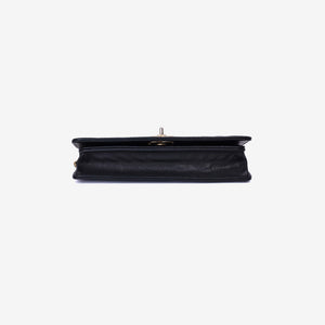 Chanel Camellia Wallet on Chain in Black Caviar Leather with Gold Hardware