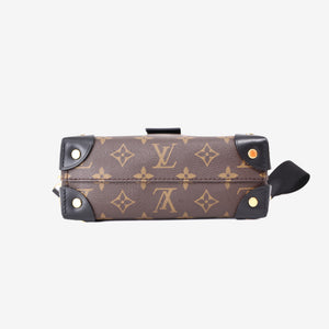 Louis Vuitton Petite Malle Souple in Monogram Canvas with Black Leather Trim (Contact to Enquire)