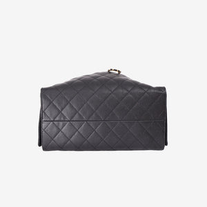 Chanel 25 Medium Hobo Bag in Black Caviar Leather with Gold Hardware (Contact to Enquire)